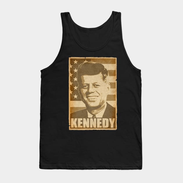 John F Kennedy JFK American Pop Art Tank Top by Nerd_art